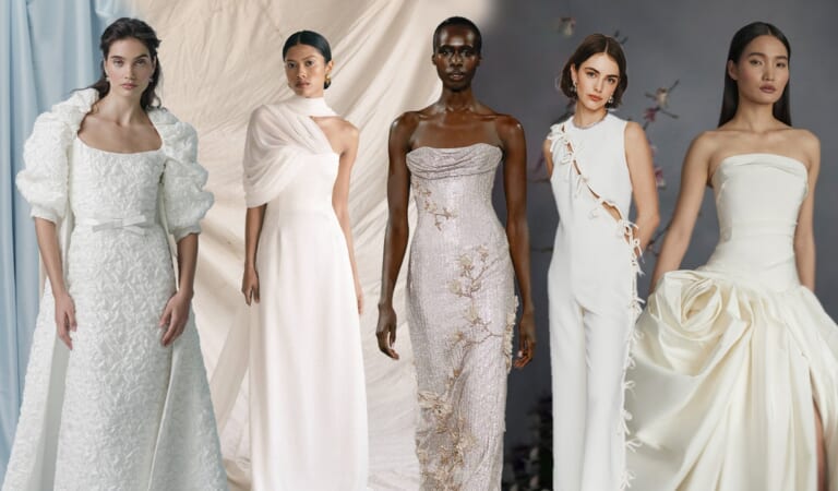The Biggest 2025 Wedding Dress Trends From New York Bridal Fashion Week