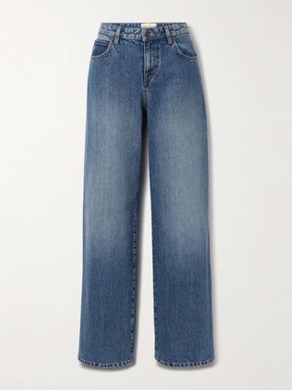 Eglitta Mid-Rise Straight-Leg Jeans