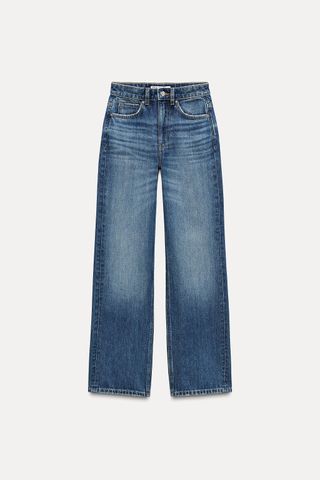 Straight Leg Long Length Z1975 Jeans With a High Waist