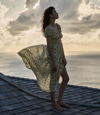 Ashlynn Dress -- Citron Rosier Floral