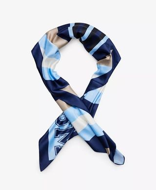 Steve Madden, Varsity Crew Pattern Matte Square Scarf