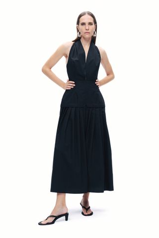 Nocturne, Halter Neck Maxi Dress
