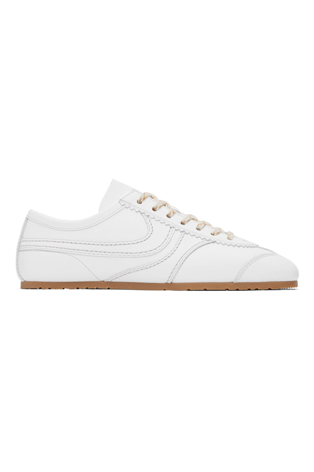 White Leather Sneakers