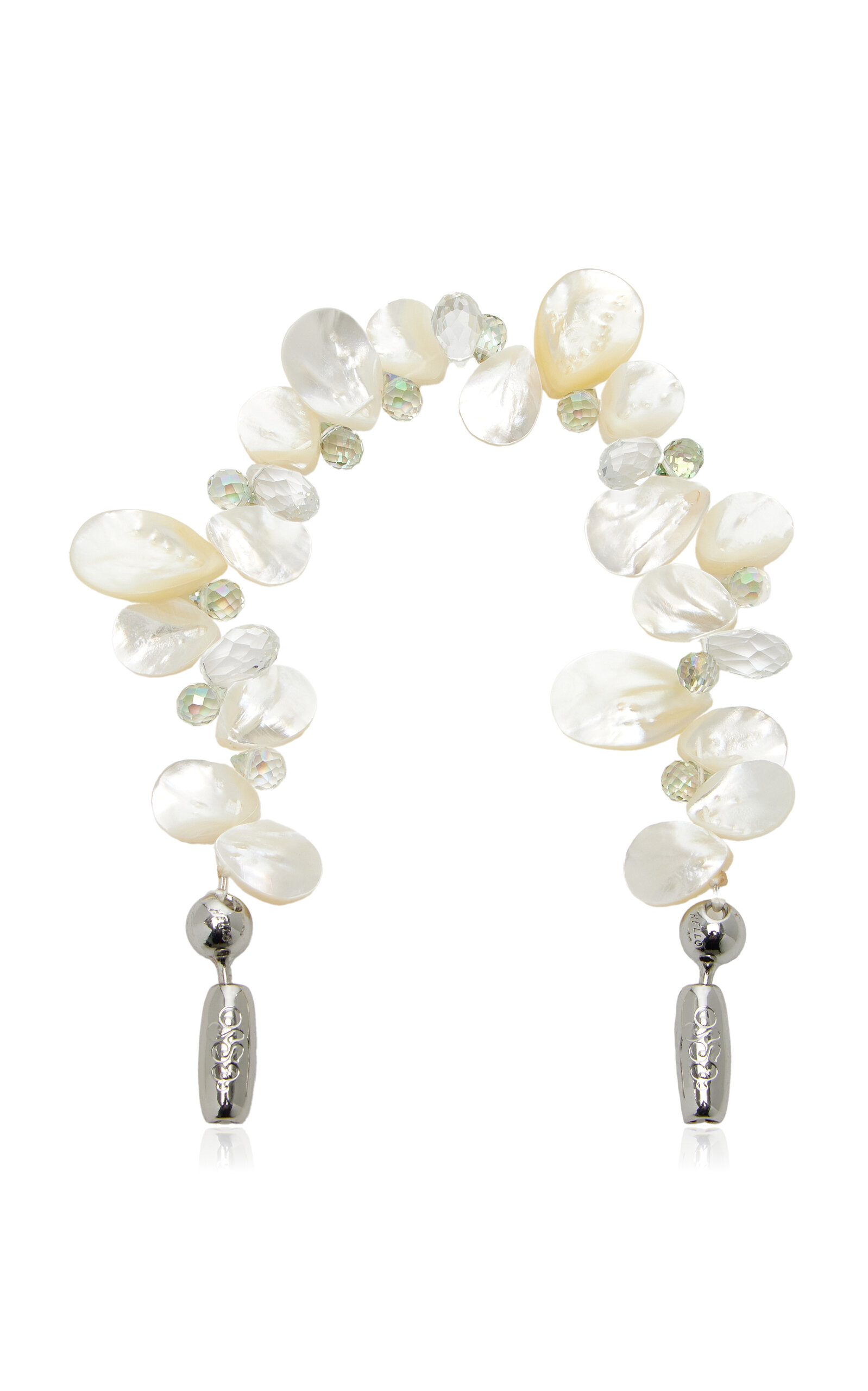 Exclusive Mother-Of-Pearl Wristlet Phone Strap