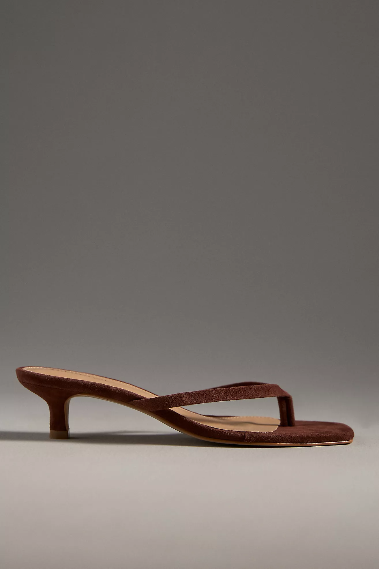 By Anthropologie Thong Kitten Heels